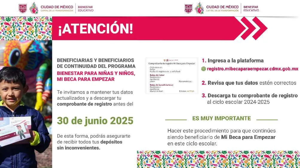 Para inscribirte debes seguir los siguientes pasos/Gobierno CDMX