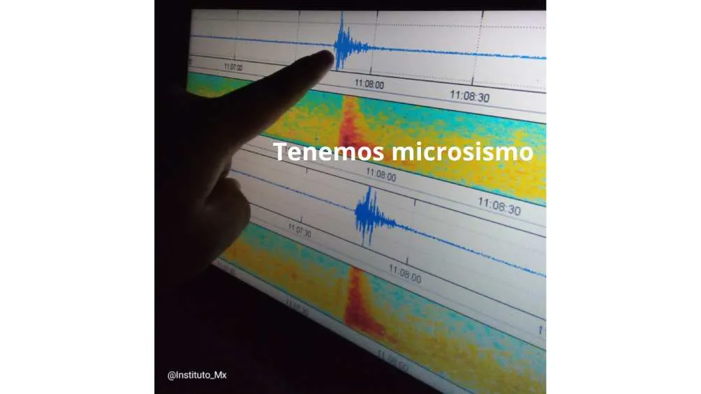 La magnitud preliminar es de 2.1 grados/X