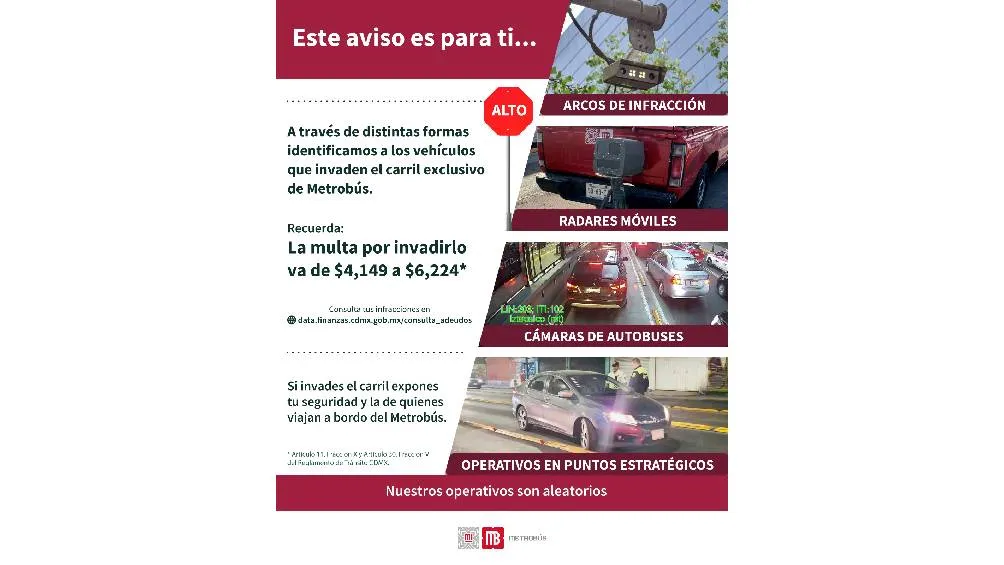 Esta multa de tránsito es equivalente a más de 6 mil pesos/X