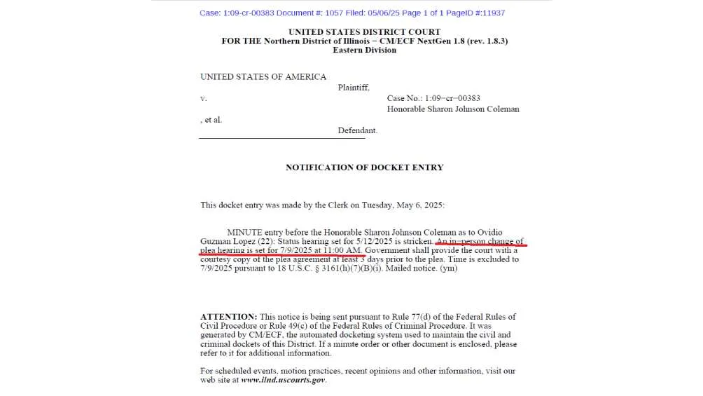 Una Corte de Estados Unidos informó del acuerdo mediante comunicado/X