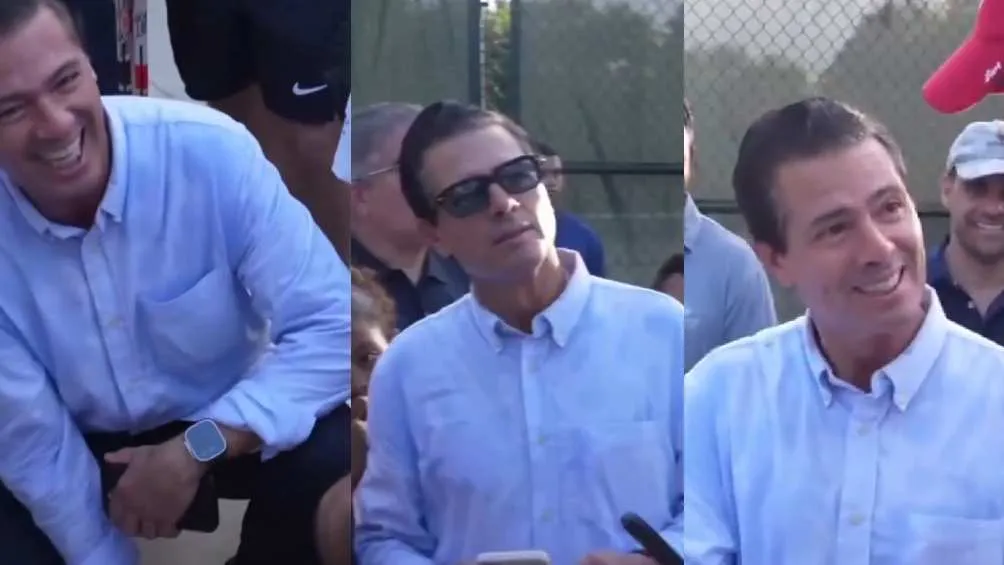 El político mexicano se mostró muy alegre de convivir con el mago/X