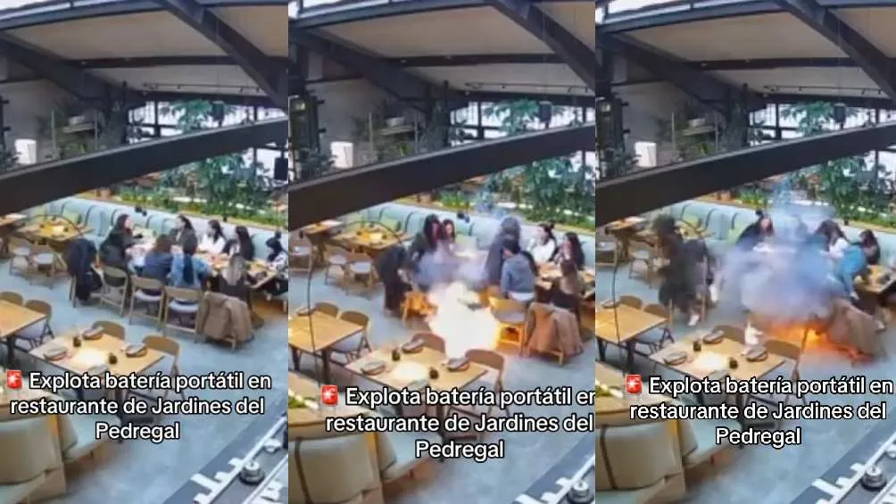 El grupo de amigas estaba normal cuando de pronto salió fuego de la pila/X