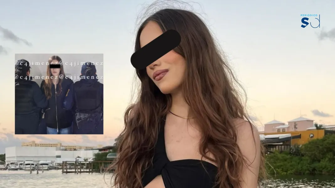 Marianne fue detenida tras agredir a la joven Valentina Gilbert / Síntesis Nacional