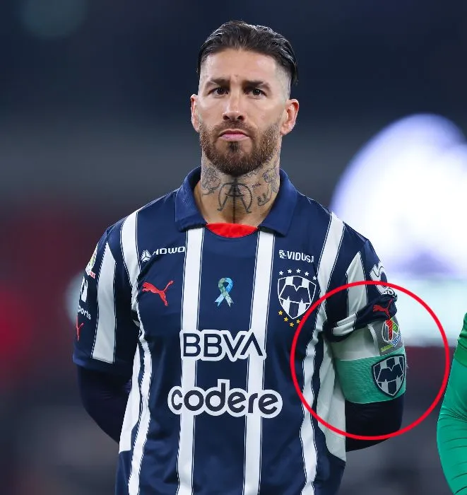 Ramos en su partido de debut con Rayados