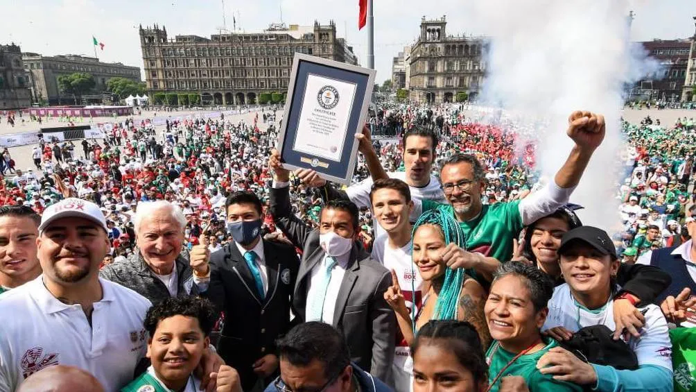 El Zócalo ya ha sido testigo de varios récord Guinness/X
