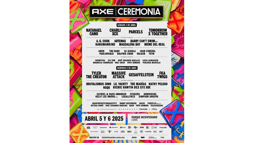 Las actividades de hoy 6 de abril en el Axe Ceremonia fueron canceladas/X