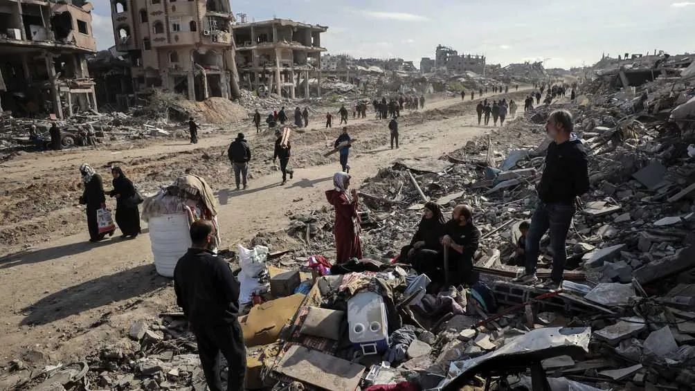 La guerra entre Hamás e Israel ha dejado una enorme destrucción/AP