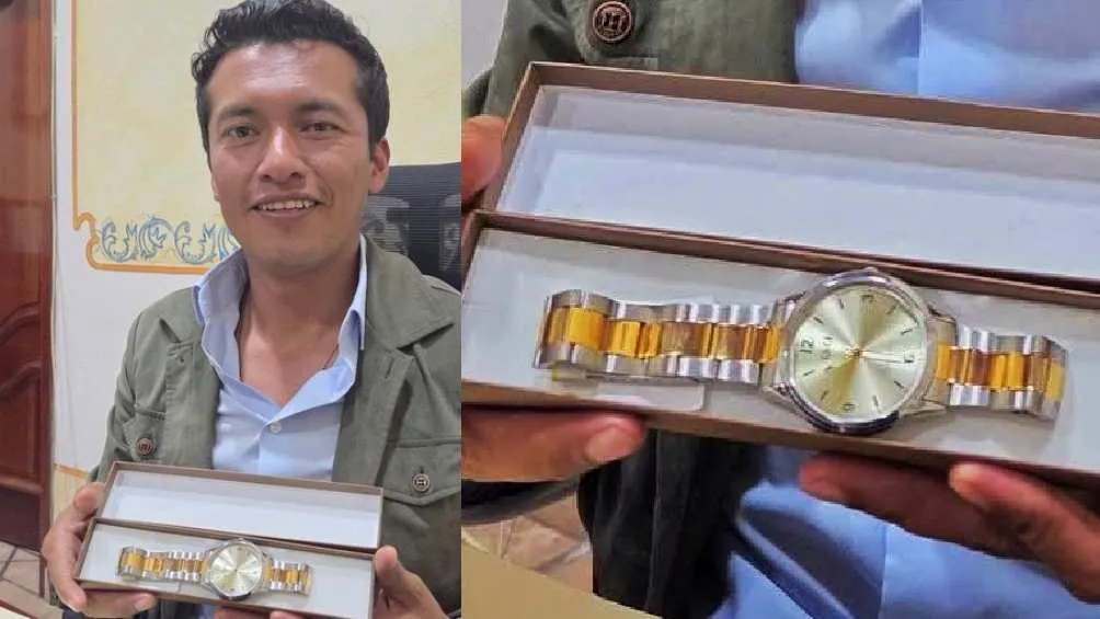 En un principio se pensó que se trataba de un reloj de la prestigiosa marca Rolex/X