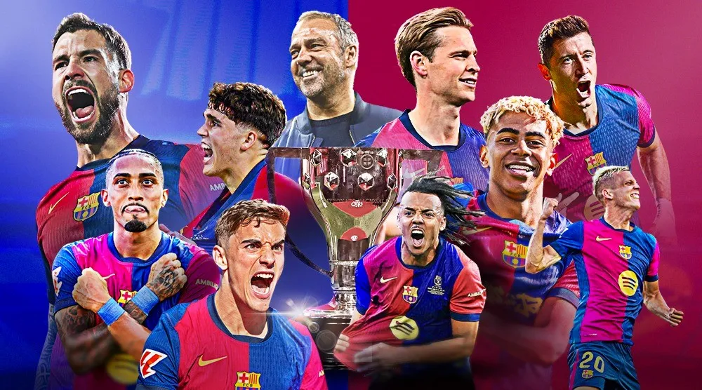 Barcelona ganó la temporada 2024/25 de LaLiga