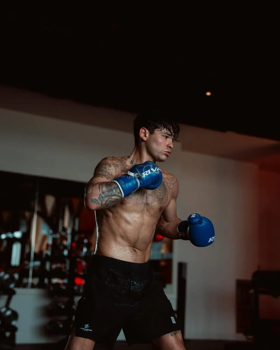 Ryan García en entrenamiento