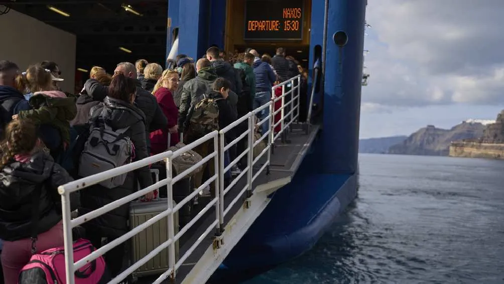 Los habitantes de Santorini han sido evacuados/AP