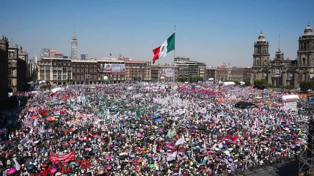 Se estima que fueron más de 350 mil los asistentes/Gobierno de México