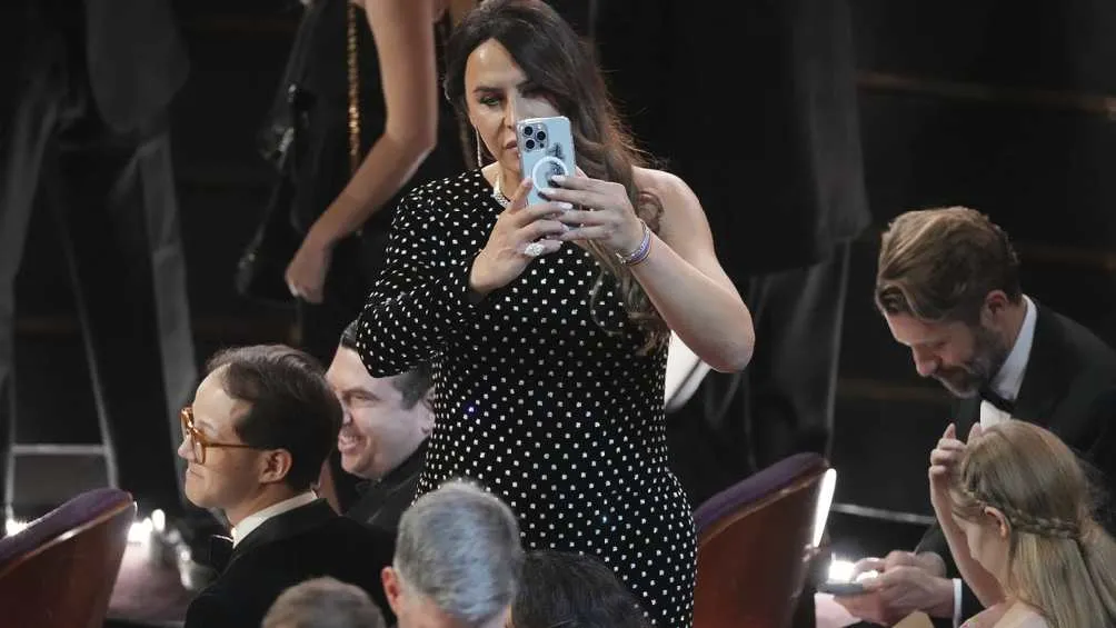 Gascón sí asistió a la ceremonia, pero no pasó por la alfombra roja/AP