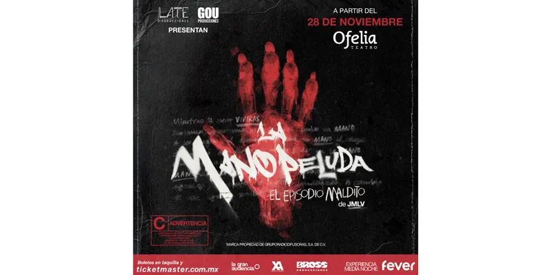 La mano peluda: el episodio maldito llega al teatro de la CDMX