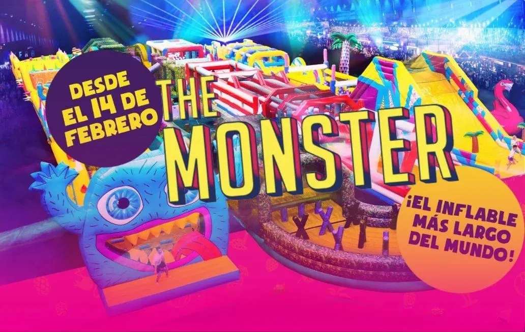 The Monster, lo mejor de inflables llega a la CDMX