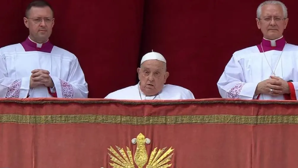 Era evidente el cansancio que mostraba el papa Francisco/X