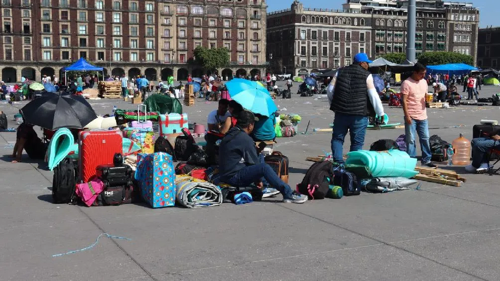 El retiro del plantón fue acordado por la Asamblea Nacional, luego de que algunos sectores consideraran prolongarlo e incluso fortalecerlo con más docentes, ante la salida de la Sección 22./Redes Sociales