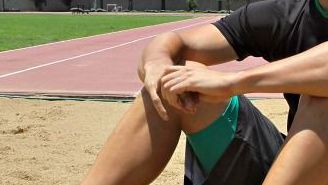 Luis Rivera en uno de sus entrenamientos