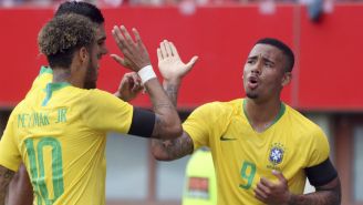 Brasil celebra una anotación contra Austria 
