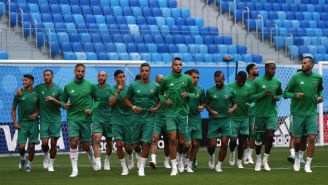 Marruecos, durante el entrenamiento previo a su debut en Rusia 2018