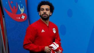 Mohamed Salah, previo al juego entre Egipto y Uruguay
