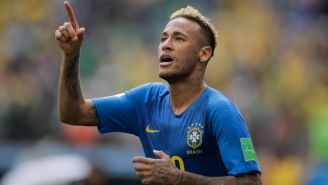 Neymar celebra su gol frente a Costa Rica