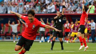 Young-gwon Kim celebra su tanto contra Alemania