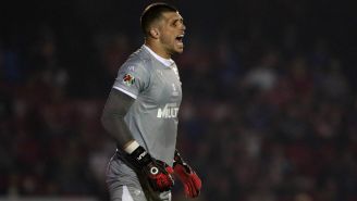 Tiago Volpi en un partido con Gallos