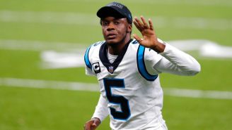 Bridgewater durante un partido con Panthers