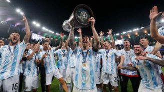 Argentina en festejo de campeonato