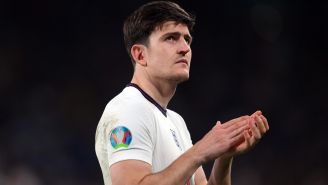 Harry Maguire reacciona tras perder con la selección de Inglaterra la Eurocopa 2020