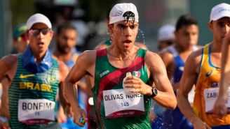 Andrés Olivas en acción en Tokio 2020