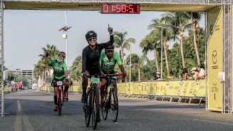 Miryam Morales, en acción en una prueba