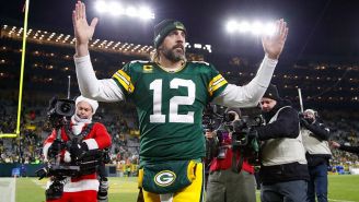 Rodgers, tras un juego en Lambeau Field