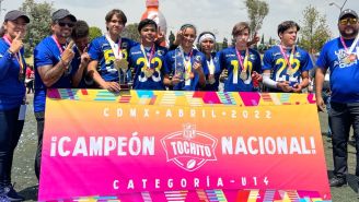 Rams Morelos tras ganar el Torneo de Tochito 
