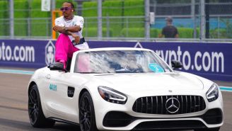 Lewis Hamilton en el GP Miami
