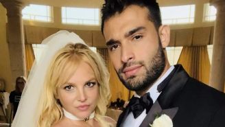 Britney Spears junto a Sam Asghari en su boda