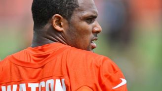 Deshaun Watson entrenando con los Browns