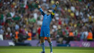 Jesús Corona en la Final ante Brasil por el Oro en Londres 2012