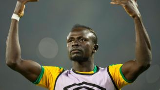 Sadio Mané durante un partido de Senegal