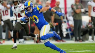 Cooper Kupp en un juego de los Rams