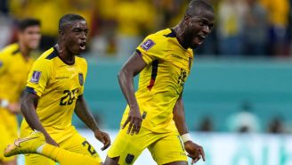 Ecuador en festejo de gol