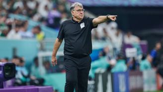 Tata Martino, en un juego de Qatar 2022