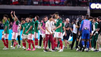 México celebrando su pase a la Final de la Copa Oro 2023