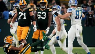 Detroit Lions aplastó a los Packers en la primera mitad