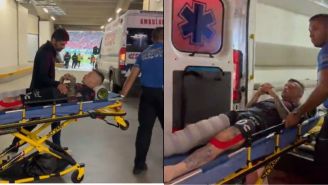 Brian Lozano abandonó el Akron en ambulancia tras lesionarse en el Clásico Tapatío