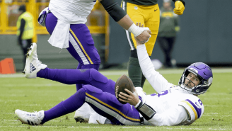 Cousins, en el juego ante los Packers el pasado domingo