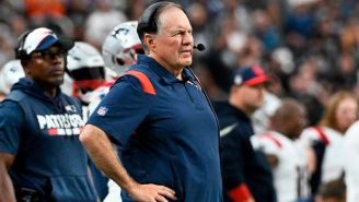 Belichick en un juego de New England