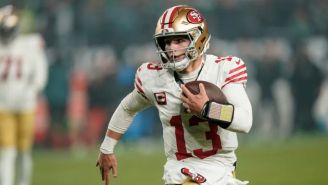 Purdy en un partido con los 49ers