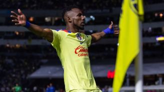 Julián Quiñones celebra el único gol valido del encuentro